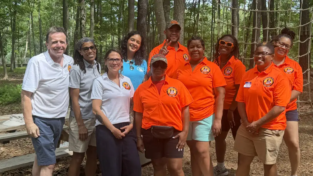 ESP team members outdoors